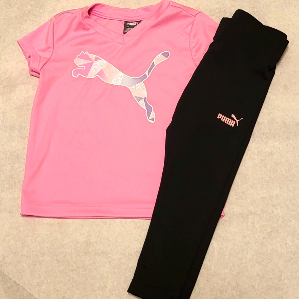 Puma athetic top with matching tights